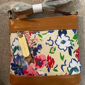 Emma & Sophia NEW bag. Beautiful flower design on this shoulder bag